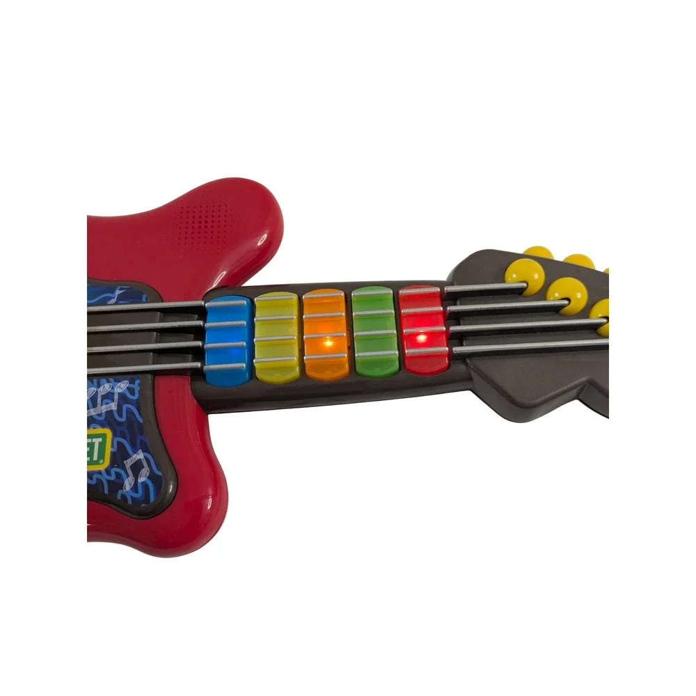 Sesame Street Elmo Rockin Guitar‎ Musical Toy Red Light Up Sounds ABCs